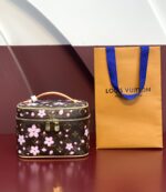 LV x 村上隆 櫻花迷你化妝包 M14181｜一比一高仿復刻 限量精品