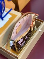LV 村上隆櫻花 Pochette Accessoires M13668｜復刻限量手拿包 一比一原單