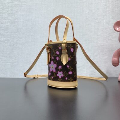 LV Nano Bucket 櫻花限量款 M13417｜村上隆聯名原單一比一