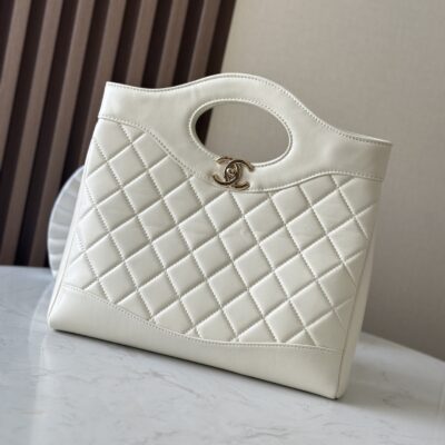 Chane1 A貨 24S春夏橫版中號31Bag 軟萌酷飒設計 時尚輕巧高質感AS4853