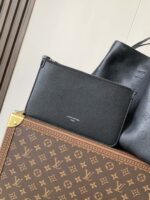 LV M13179 原單Mahina Boundless手袋 黑色穿孔皮革托特包