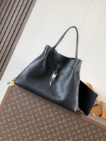 LV M13179 原單Mahina Boundless手袋 黑色穿孔皮革托特包