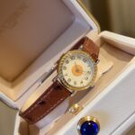 Hermès 金幣麻花幸運女神手錶｜1994年復刻版｜鸵鳥皮錶帶｜中古限定復刻款