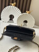 CHANEL精品仿製白色Kelly包中號橫款春夏百搭高級手拎斜背兩用包