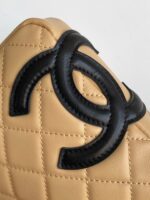 Chanel 原單康鵬黑熊貓 Mini 相機包 雙C logo百搭輕巧必收款AS6340