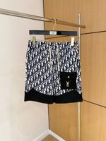 Dior A貨男士短褲2025春夏新款清爽簡約原版面料俐落時尚百搭款