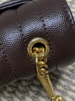 YSL原單真皮球紋小信封包新款鏈條肩帶翻蓋設計優雅實用女包392745