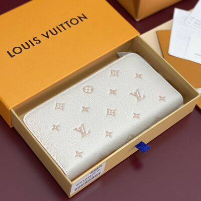 LV M61864 精品仿製Monogram Empreinte 浸染色壓花皮革拉鍊錢包