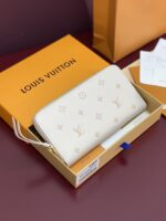 LV M61864 精品仿製Monogram Empreinte 浸染色壓花皮革拉鍊錢包