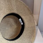 Dior精品仿製禮帽新款台灣PP草帽沿典雅時尚潮流必備