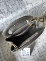 Chanel原單手提包灰色菱格金扣鏈條設計復古典雅小香風AS4416