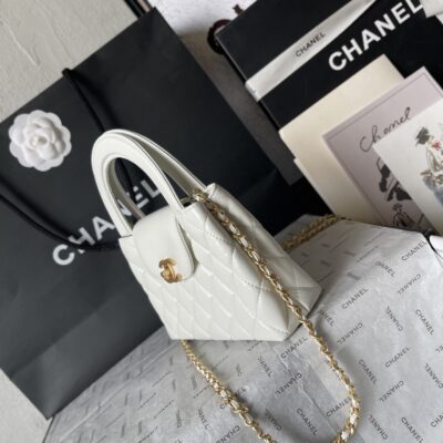 Chanel 凱莉包白色 高仿精品 2025 秋冬爆款設計 | 小香經典復古優選推薦AS4416