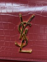 YSL頂級原單翻蓋包鱷魚紋皮革專櫃新款可斜背高質感百搭通勤款441971