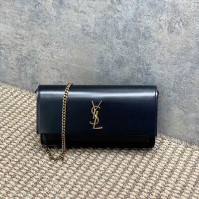 YSL頂級原單Sunset Box腋下手拿包金屬鍊條可拆設計時尚百搭實用款810997