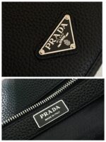 Prada 黑色原單精品 2VD075 新款郵差包 男士百搭磁扣肩背包