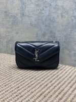 YSL一比一LouLou信封鏈條包新款羊皮絎縫設計可拆卡包通勤百搭女包821749