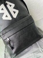 Balenciaga Le City 荔枝紋雙肩包｜2025春夏新款書包背包｜原單小牛皮大容量