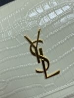 YSL復刻版白色鱷魚紋信封手機包小資輕奢感滿分百搭推薦635095