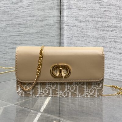 Dior高仿Caro Miss蒙田拼皮鏈條WOC時尚千金感2025新品