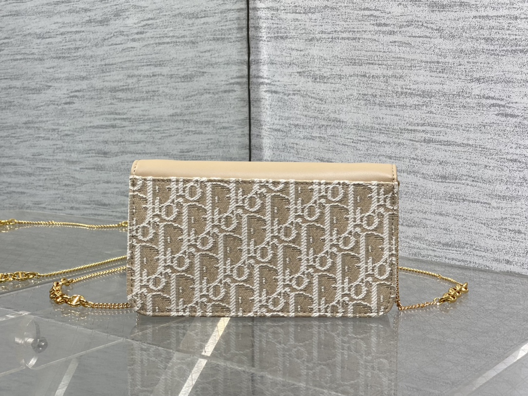 Dior高仿Caro Miss蒙田拼皮鏈條WOC時尚千金感2025新品