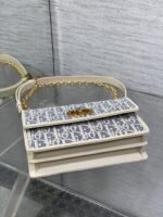 Dior 高仿 Caro Miss Montaigne 拼皮鏈條WOC精品仿製時尚百搭女包