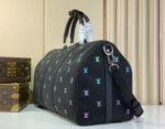 LV一比一Keepall50丹寧旅行袋刺繡字母款音樂主題設計潮流精品復刻m13966
