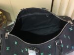 LV一比一Keepall50丹寧旅行袋刺繡字母款音樂主題設計潮流精品復刻m13966