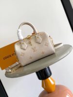 LV M14291 高仿 Speedy Bandoulière 20 手袋｜Monogram Empreinte 皮革 小巧斜挎包