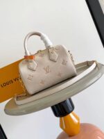 LV M14291 高仿 Speedy Bandoulière 20 手袋｜Monogram Empreinte 皮革 小巧斜挎包