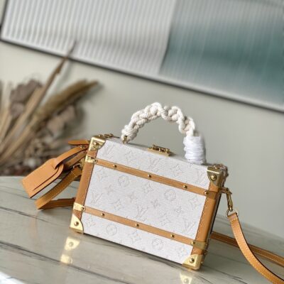 LV Handle Trunk 白花手提包 M14440｜原單航海風復刻版