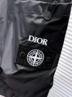 Dior一比一男士短褲黑色原版LOGO奢華夏日新款修身百搭版型