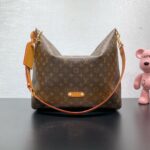 LV M14018一比一Vagabond Hobo新月包 復古珠鏈 休閒高雅法式風格