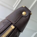 LV M14042 精品仿製Loop Hobo巧克力色肩背包 金鍊點綴高貴優雅