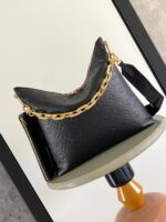 LV高仿復刻M12072Coussin系列黑色手提斜挎包