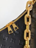 LV高仿復刻M12072Coussin系列黑色手提斜挎包