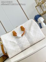 LV M14838一比一Keepall 45旅行袋復古做舊設計 多功能實用法式時尚