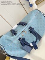 LV精品仿製Keepall 45旅行袋沉穩配色設計 經典復古法式格調