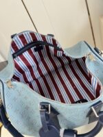 LV精品仿製Keepall 45旅行袋沉穩配色設計 經典復古法式格調