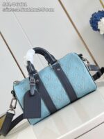 LV復刻版Keepall 25手提斜背兩用包 時尚旅行輕便首選復古格調M14681