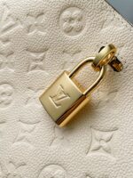 LV復刻米色Anytime小號手袋復古典雅多用造型法式壓紋風格
