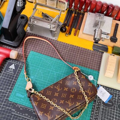 LV A貨 Monogram老花鏈條腋下包小巧實用百搭復古經典人氣款M82766