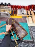 LV A貨 Monogram老花鏈條腋下包小巧實用百搭復古經典人氣款M82766