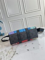 LV 精品仿製 草間聯名南瓜波士頓包 個性設計 潮流藝術限量風格M46271