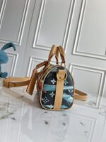 LV 精品仿製 Keepall 25 聯名迷你旅行包 夏日熱帶設計潮流吸睛