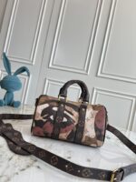 LV 高仿精品 Keepall 25 聯名迷你旅行包 夏日熱帶設計潮流吸睛