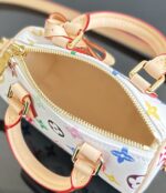 LV A貨 白三彩 Nano Speedy 迷你手袋 升級五金細節 精緻百搭小廢包