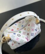 LV精品仿製白三彩Side Trunk中號手袋復古盒型設計時髦吸睛