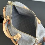 LV 一比一Speedy Soft 30牛仔灰手袋 街頭風時尚百搭設計