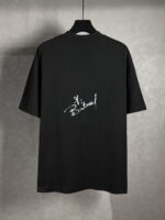 Balenciaga 黑色布蘭妮聯名短袖T恤｜叠層印花 純棉潮流寬版上衣 男女同款