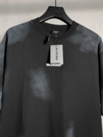 Balenciaga 巴黎世家 白色前後刺繡圓領短袖T恤｜磨破手繪工藝 潮流高質感男女款